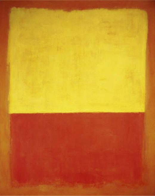Untitled no12 Red and Yellow painting - Mark Rothko Untitled no12 Red and Yellow art painting